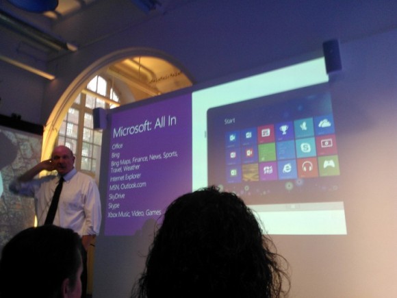 Steve Ballmer Explains how Microsoft are "All in" with Windows 8 and Windows Phone